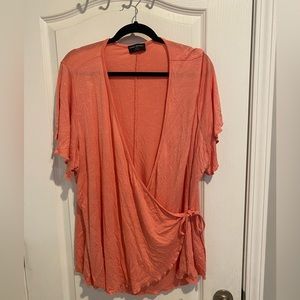 Lane Bryant wrap top